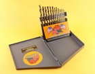 13 Pc Cobalt Drill Bit Set Index Twist Cobalt M42 Drill Hog   Lifetime Warranty