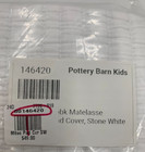 Pottery Barn Kids Organic Matelasse Changing Pad Cover White 16  W  g403m
