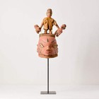 Yoruba Gelede Mask With Figures Nigeria