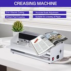 18  Electric 3in1 Scorer Perforator Paper Cutter Machine Adjust