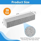 20pack Pumice Stone For Toilet Cleaning Bowl Stick powerfully Cleans Hard Water