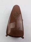 Vintage Wittner Taktell Mechanical Wind Up Metronome Brown Germany Tested Works
