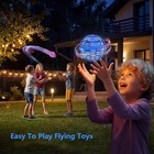2 Units Of Globe Aircraft Orb W led Lights Hover Spin Flying Toy Rechargeable