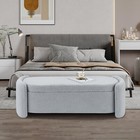 51  Storage Bench Bedroom End Of Bed Ottoman Footrest Velvet Upholstered Lounge