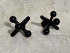 2 Cast Iron Metal Retro Jack Heavy Paperweight Decorative Americana Home Decor