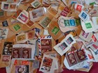 Lot Approx 840 British Comm Stamp Collection Used On Paper Unsearched High Denom