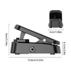 2   in   1 Volume Expression Effects Pedal Abs Black Mono   in Stereo   out For Guitar