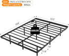 Bed Frame Full With Usb Charging Station No Box Spring Needed Floating Effect