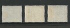 Gb Sg434a 436a Kgv 1929 Puc  Watermark Sideways  Set Of 3  Mint Mlh