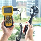 Holdpeak Pro Anemometer Handheld Cfm Meter Hvac Wind Speed Test Max 45m s Usb-pc
