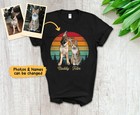 Custom Pet Portrait Comfort Tee Personalized Dog Cat Photo Shirt Gift
