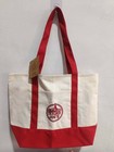 Trader Joe s Large Canvas Bag Heavy Cotton Reusable Shopping Bag Large Red   Us