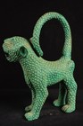 Bronze  A Large African Benin Leopard Statue Nigeria Afrika Africa  Afrique 1731