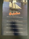 1983 Alcs American League Championship Program Baltimore Chicago Nm 