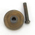 Vtg Antique Singer Treadle Sewing Machine Base Cast Iron Wheel   Axle Pin