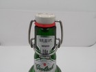 Grolsch Green Embossed Glass Swing-top Beer Bottle W  Ceramic Stopper