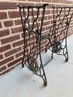 Antique Vintage 1927 Singer Treadle Sewing Machine Cast Iron Table Base  Read