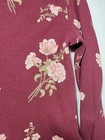 Old Navy Graphic Tee Longsleeve Girls Burgundy Floral Size 3t