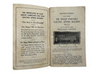 Vintage Singer Sewing Machine Instruction Booklet Form 18139 Model 99-13 1915 35