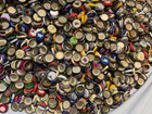 500 Mixed Lot Beer Bottle Caps Clean No Dents Colorful Various Styles  Fast Ship