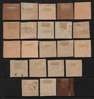 Opc 1920 s Albania Unissued Imperf Lot Mh 50028