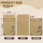 100 Pieces Seed Envelopes - Seed Packets Envelopes Self Adhesive Sealing Seed Sa