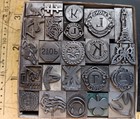 Free Shipping  Antique Letterpress Variety Of Cuts  Type U52