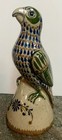Vintage Mexican Folk Art Pottery Parrot Signed Jorge Wilmot