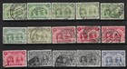Rhodesia 1910-1913 Collection Of  double Heads  Mint   Used