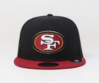 New Era 59fifty Men Boys Cap San Francisco 49ers 2tone Black Red Fitted Hat