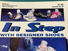 Bkw192 In Step With Designer Shoes 8pg Booklet Canvas Shoe Decorating 12patterns