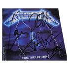 Metallica Signed Cd Ride The Lightning By 4 Musicians