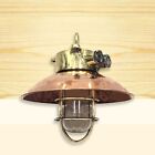 Nautical Brass New Marine Passageway Bulkhead Ceiling Light With Copper Shade