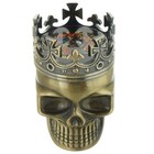 6 Tobacco Herb Spice Grinder Bronze Punk King Skeleton Skull Smoke Crusher Tool