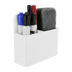 Thornton s Office Supplies Magnetic Whiteboard Dry Erase Marker Holder - White