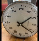 Cincinnati Double Sided Wall Clock Vintage Industrial School Factory