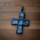 Ancient Viking Enamel Bronze Cross Kiev Russia Ukraine Ca 1100 Byzantine  rare 