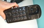 Durabrand Designer Phone Hac Ph-600 Black Silver Wall Button Corded Phone