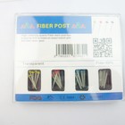 20pcs Dental Endodontic Quartz Fiber Post Resin Glass Screw Pile 4drills Assored