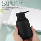 Matte Black Soap Dispenser Bathroom ceramic Soap Dispenser Lotion Pump Dish S   