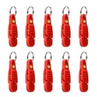 10pcs Red Quick-release Clips For Fishing Line In Seawater And Freshwater