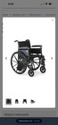Medline K4 16  Manual Wheelchair W  Elevating Legrests 300 Lb Black