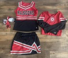 Vista Ridge Youth Sports Cheer Uniform  Crop Long Sleeve  Bow  Jacket  Bookbag