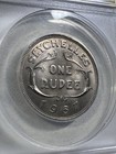 1967 Seychelles 1 Rupee Graded Ms 66 By Anacs Low Mintage
