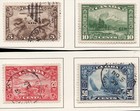  Used 1928 Scroll Issue Set W  158 Bluenose - Canada  - Vf - Superfleas - Cv 293