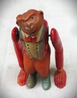Vintage Wind Up Celluloid Tumbling Monkey Bellhop -- Made In Occupied Japan