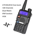 Baofeng Uv-5r Iii Tri-band Walkie Talkie Vhf Uhf Fm Ham 136-174 220-260 400-520