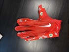 Game Worn Ohio State Football Gloves L    has Small Rip On Both Wrist Straps    