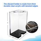 Casino Grade 8 Deck Acrylic Discard Holder  Playing Card Tray For Blackjack Game