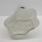 Vintage Coty Shakti Powder Perfume Frosted Glass Bottle Empty 1950s Vanity
